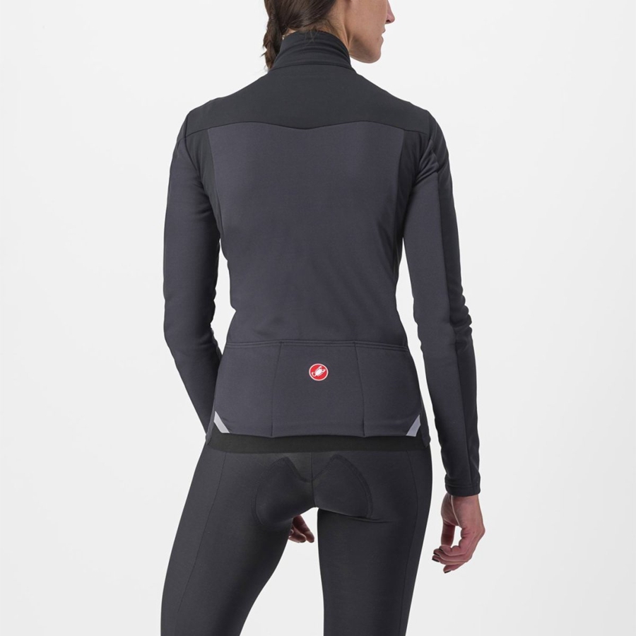 Black Women Castelli TRANSITION 2 W Jackets | 042987LWB