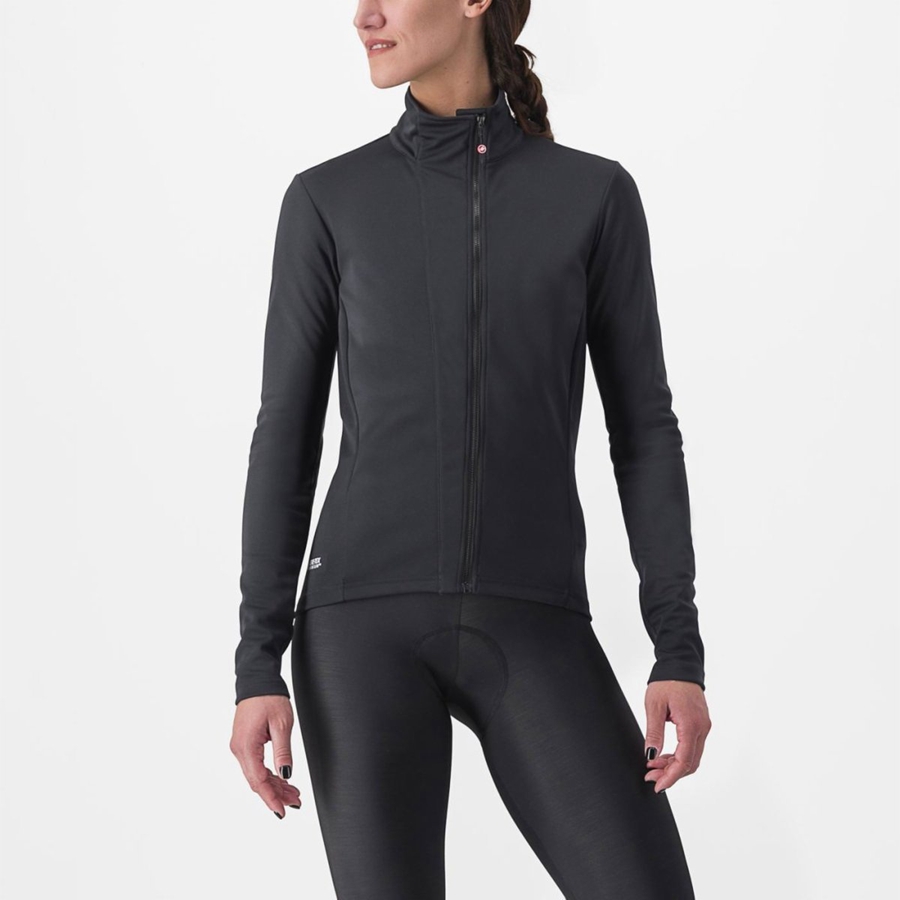 Black Women Castelli TRANSITION 2 W Jackets | 042987LWB