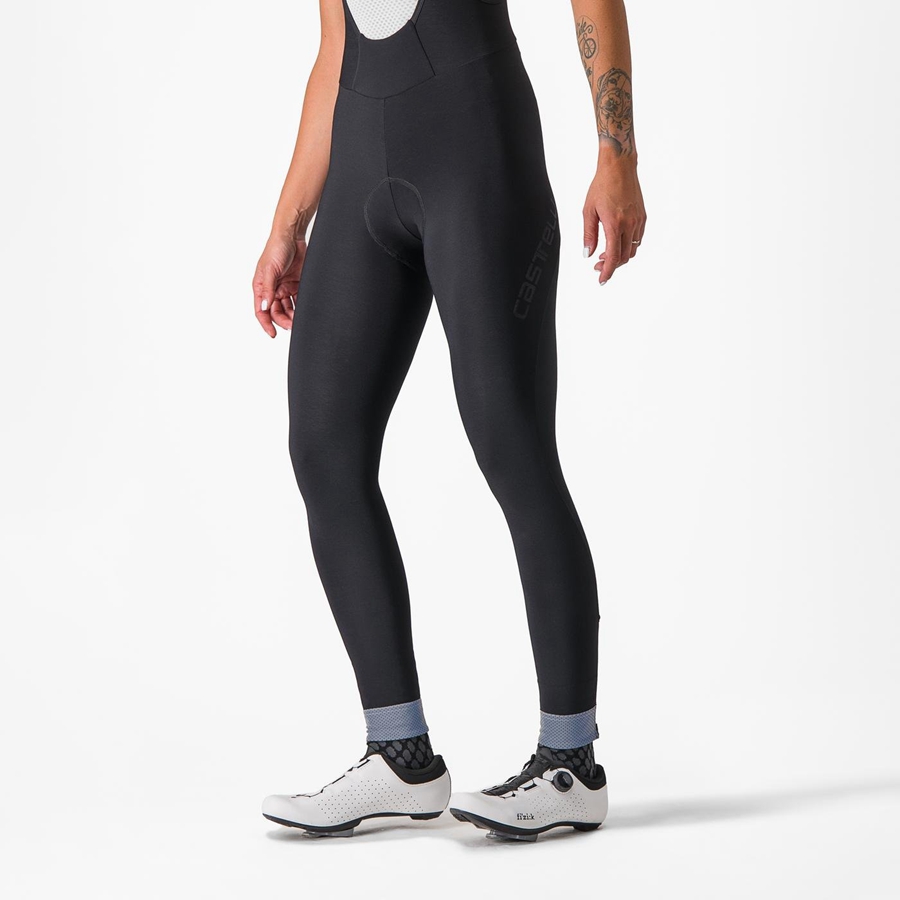 Black Women Castelli TUTTO NANO W Bib Tights | 439207HVD