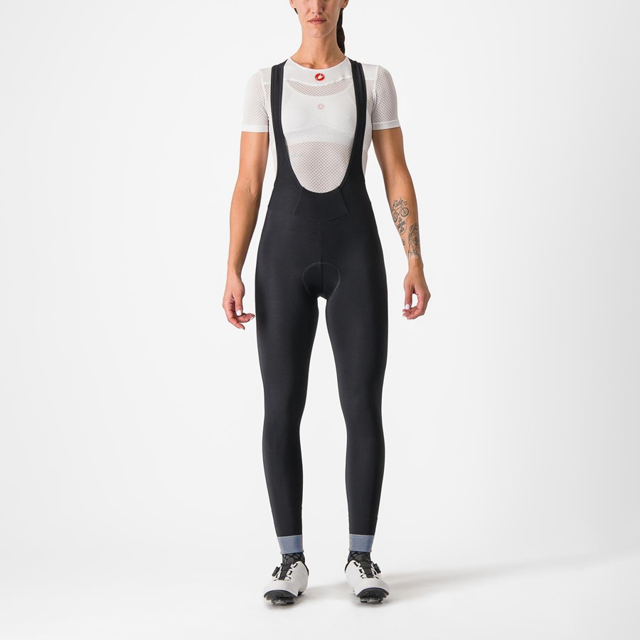 Black Women Castelli TUTTO NANO W Bib Tights | 439207HVD