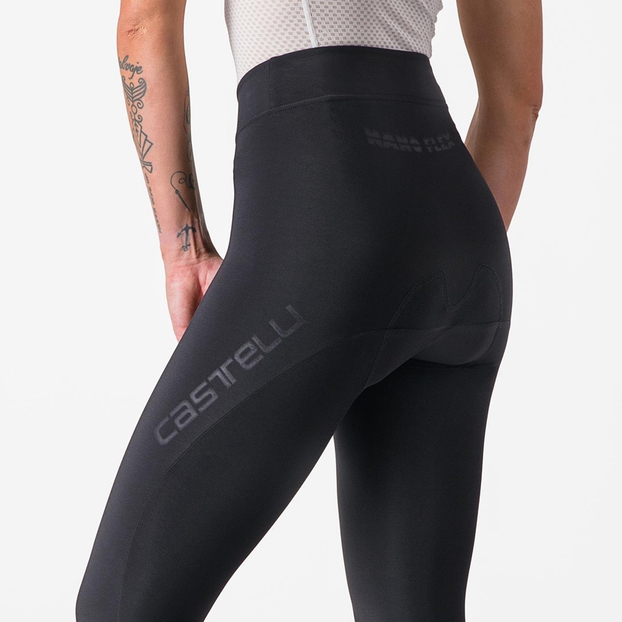 Black Women Castelli TUTTO NANO W Leggings | 785239YUM