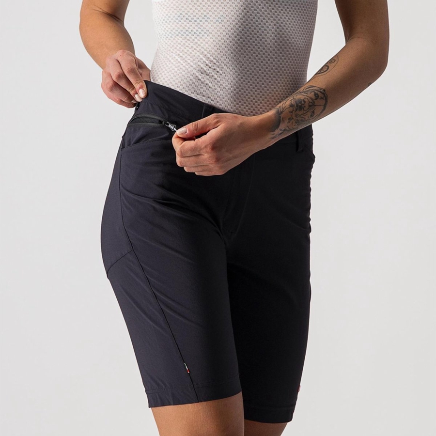 Black Women Castelli UNLIMITED WGY Shorts | 480731ZQX