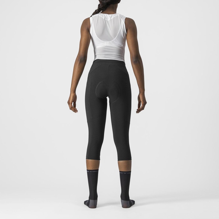 Black / Black Women Castelli VELOCISSIMA 3 KNICKER Leggings | 607592NDG