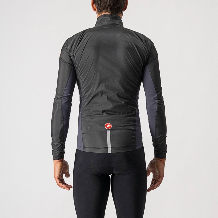 Black / Dark Grey Men Castelli SQUADRA STRETCH Protection | 521347JGS