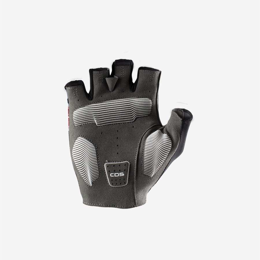 Black / Silver Men Castelli COMPETIZIONE 2 Gloves | 321684AFB