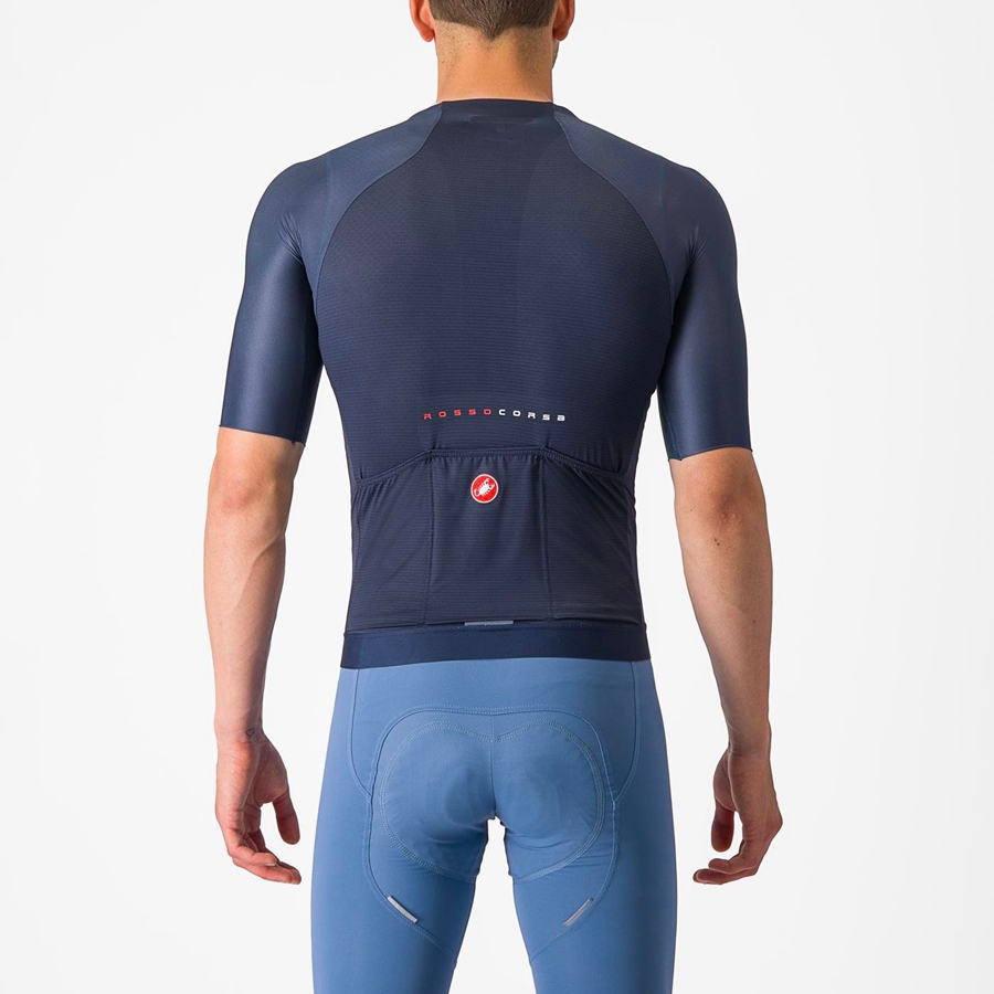 Blue Men Castelli AERO RACE 7.0 Jersey | 539768KPW