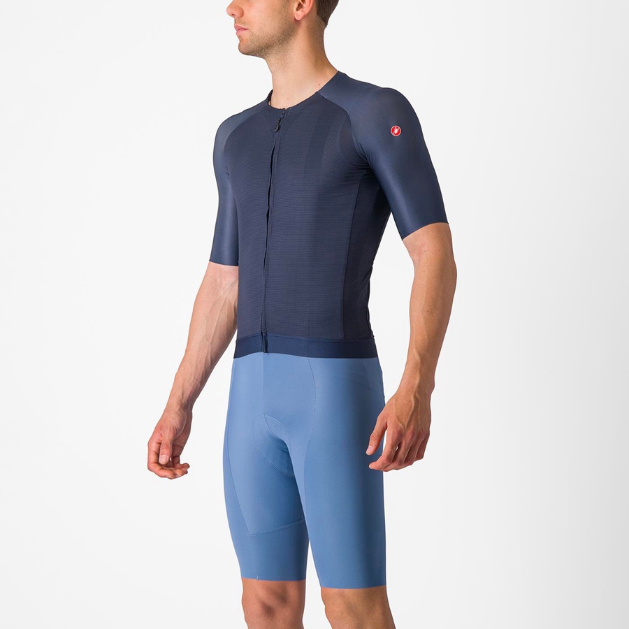 Blue Men Castelli AERO RACE 7.0 Jersey | 539768KPW