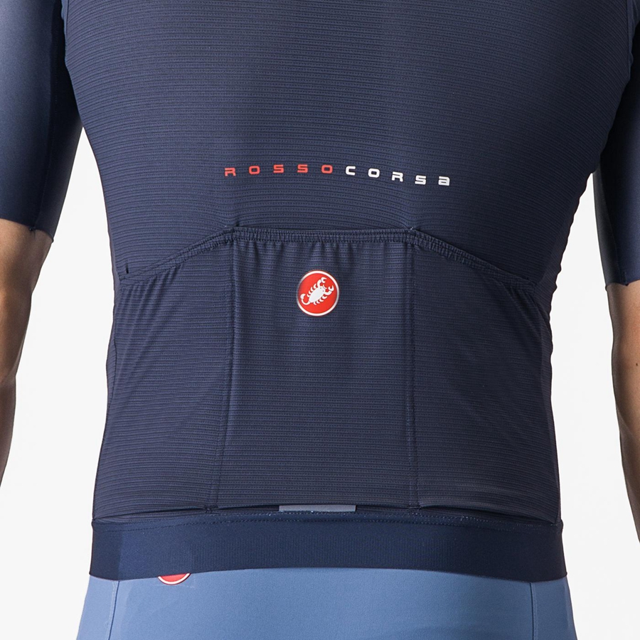 Blue Men Castelli AERO RACE 7.0 Jersey | 539768KPW