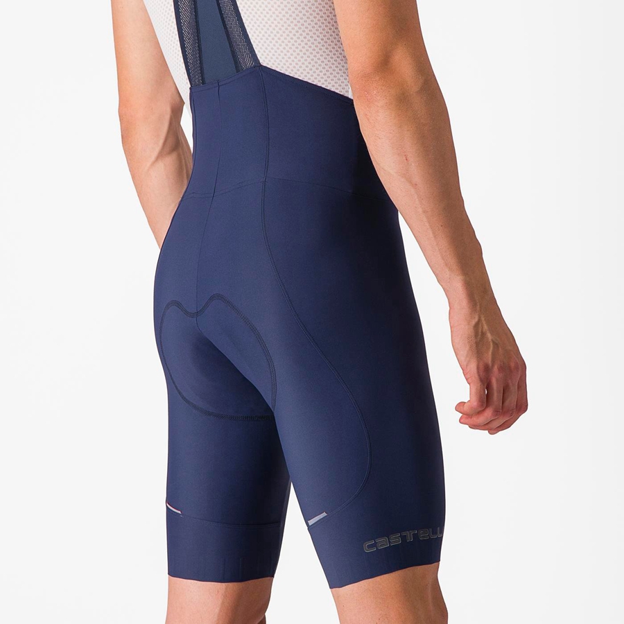 Blue Men Castelli ESPRESSO Bib Shorts | 947023EFS