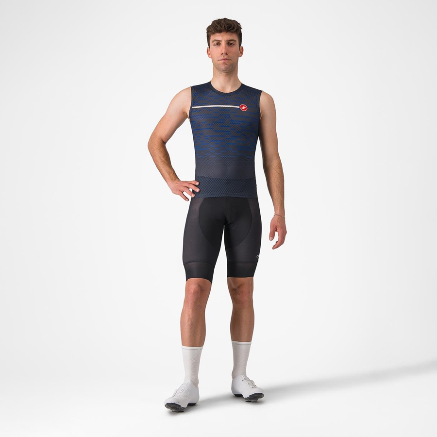 Blue Men Castelli INSIDER SLEEVELESS Jersey | 345097UIL