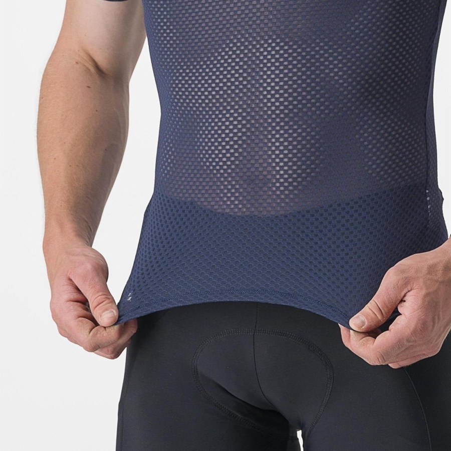 Blue Men Castelli PRO MESH 2.0 SHORT SLEEVE Base Layer | 719420KTZ