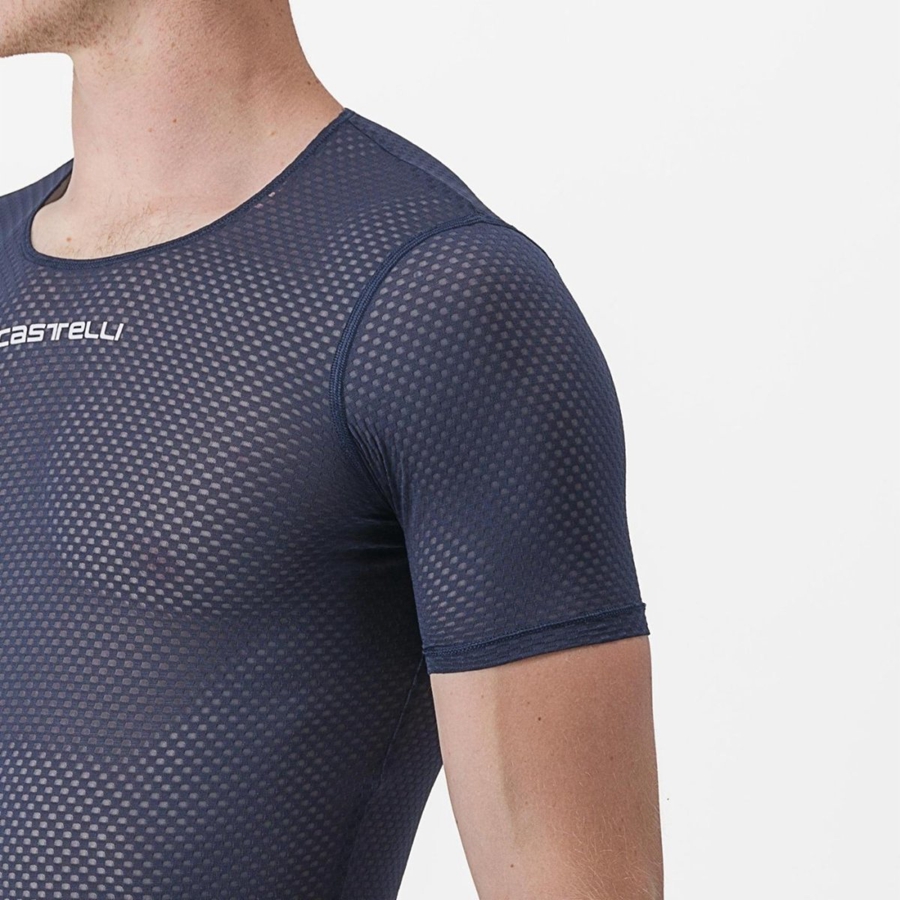 Blue Men Castelli PRO MESH 2.0 SHORT SLEEVE Base Layer | 719420KTZ