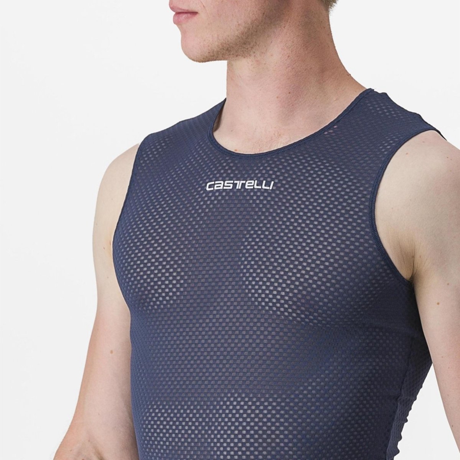 Blue Men Castelli PRO MESH 2.0 SLEEVELESS Base Layer | 534719VTX