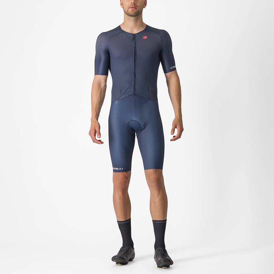 Blue Men Castelli SANREMO BTW Speedsuits | 504268FAI