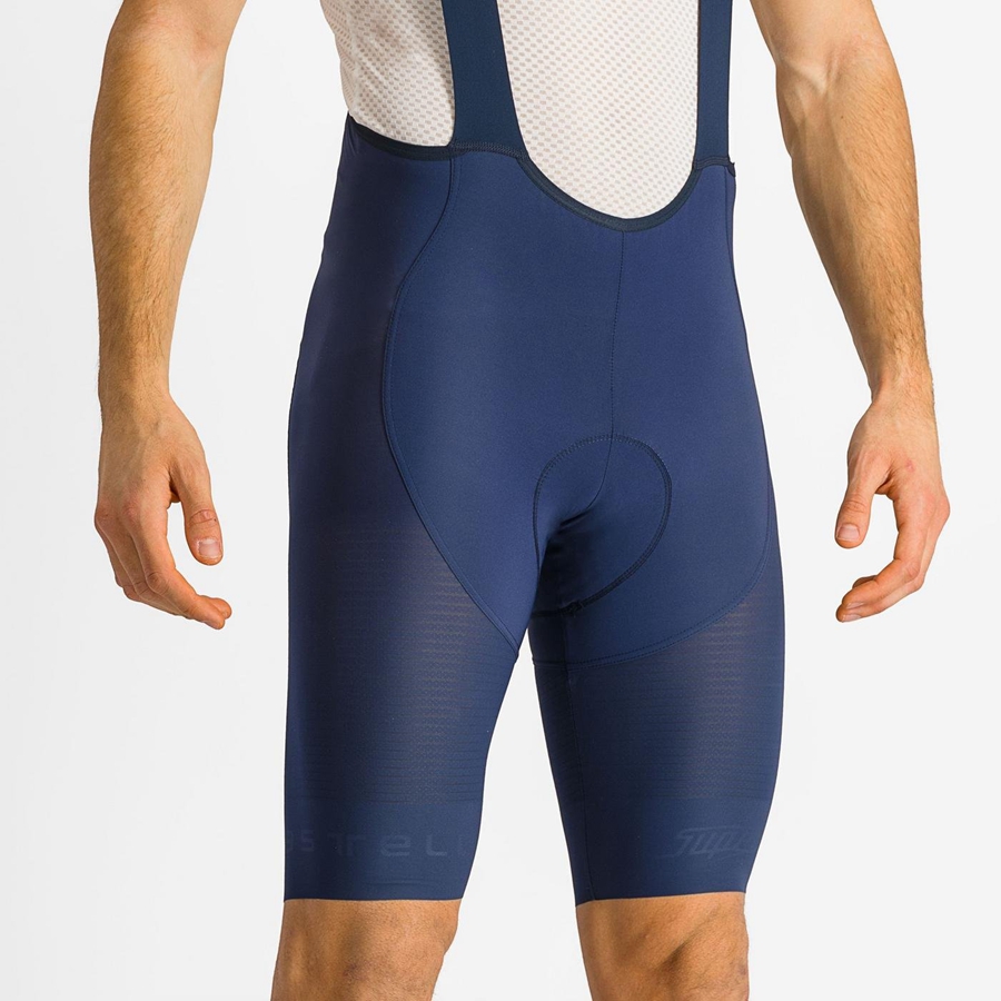 Blue Men Castelli SUPERLEGGERA Bib Shorts | 943250HBP