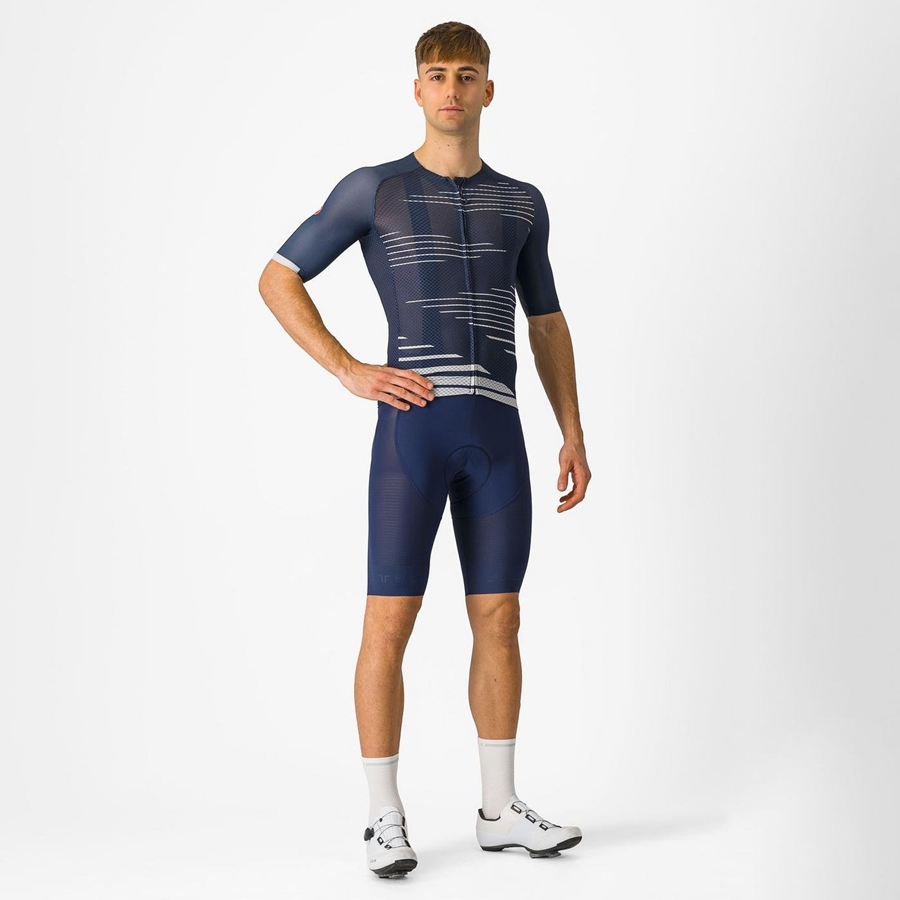 Blue Men Castelli SUPERLEGGERA Bib Shorts | 943250HBP