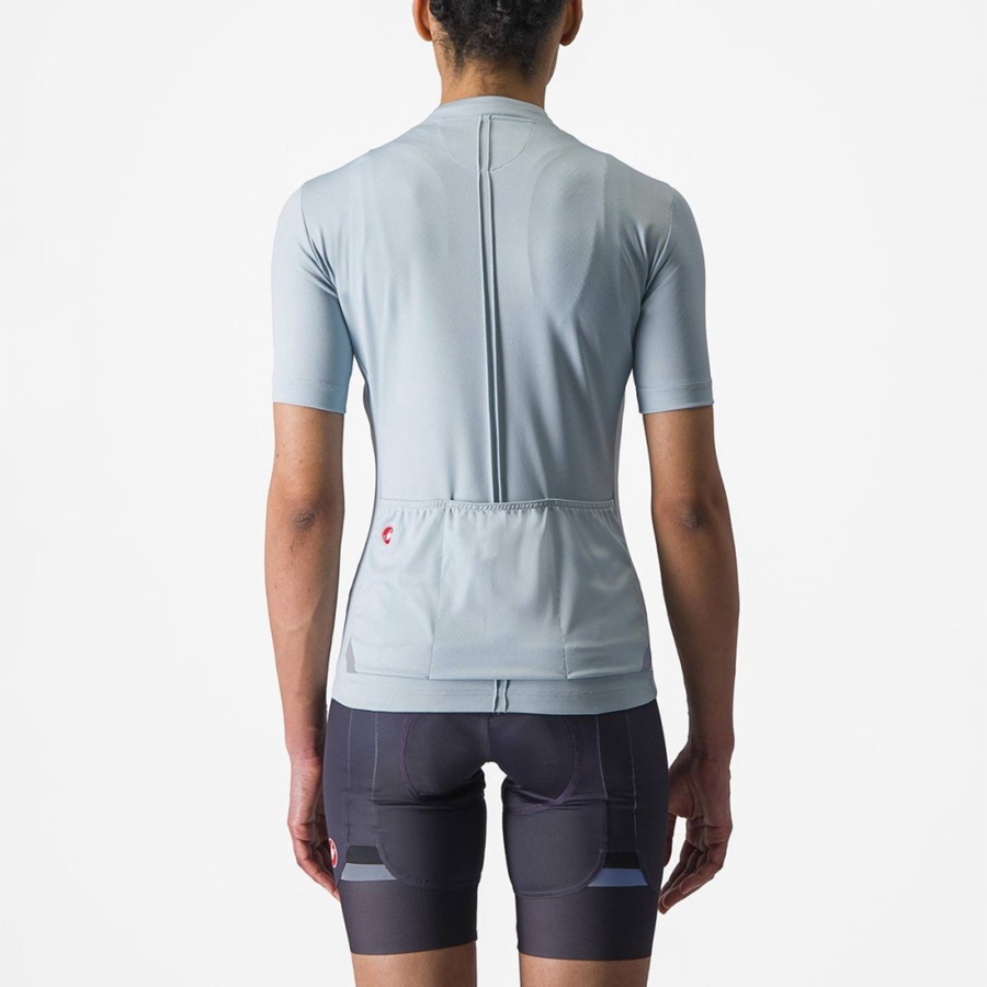 Blue Women Castelli ANIMA 4 Jersey | 720396KXJ