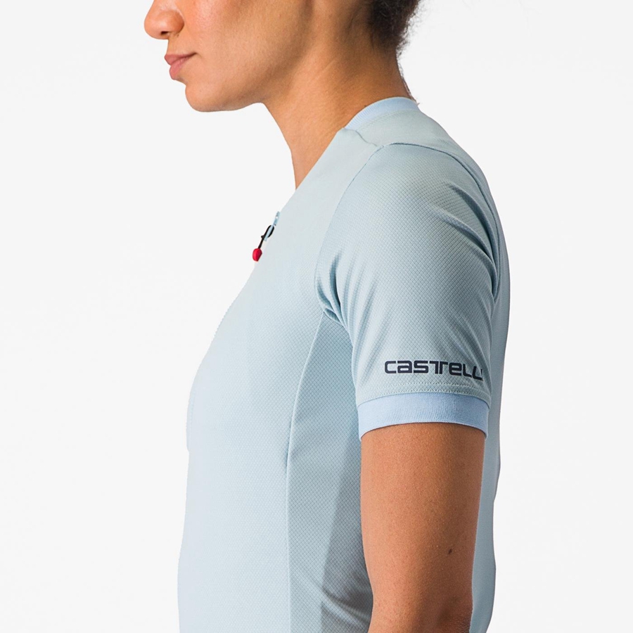 Blue Women Castelli LIBERA Jersey | 573698YZO