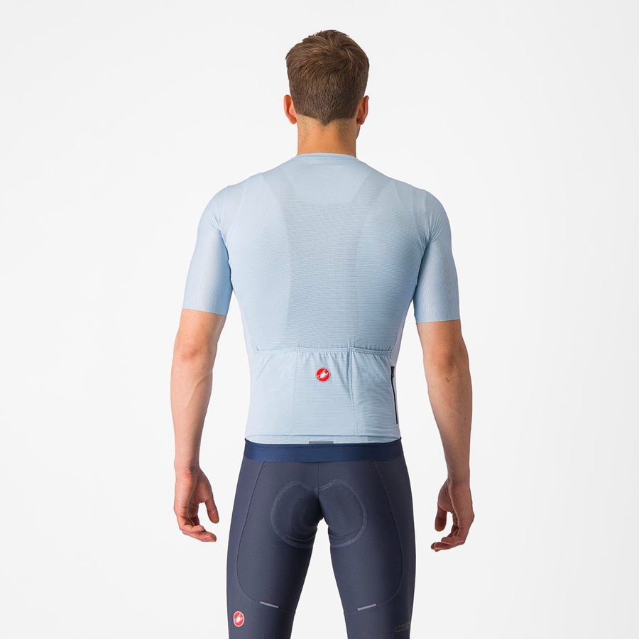 Blue / Blue Men Castelli ESPRESSO Jersey | 184593COY