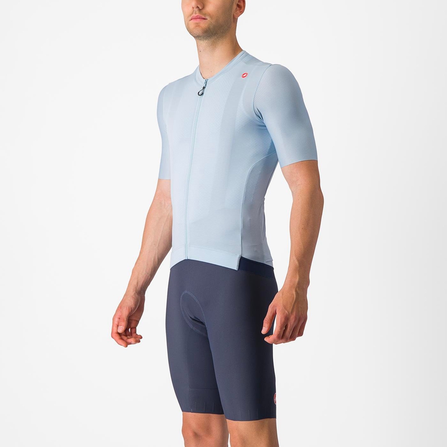 Blue / Blue Men Castelli ESPRESSO Jersey | 184593COY