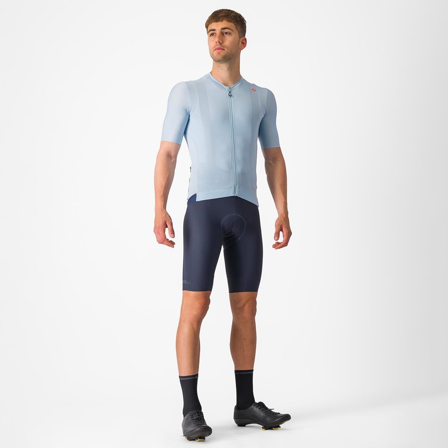 Blue / Blue Men Castelli ESPRESSO Jersey | 184593COY