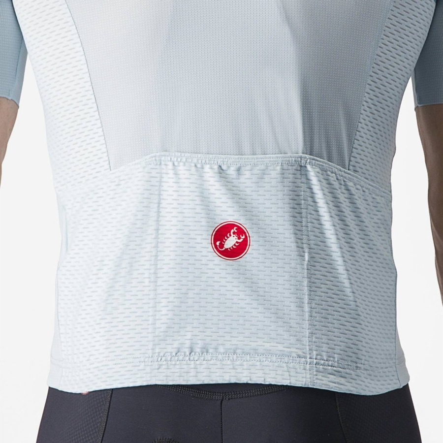 Blue / Blue / Grey Men Castelli TRADIZIONE Jersey | 903472HCM