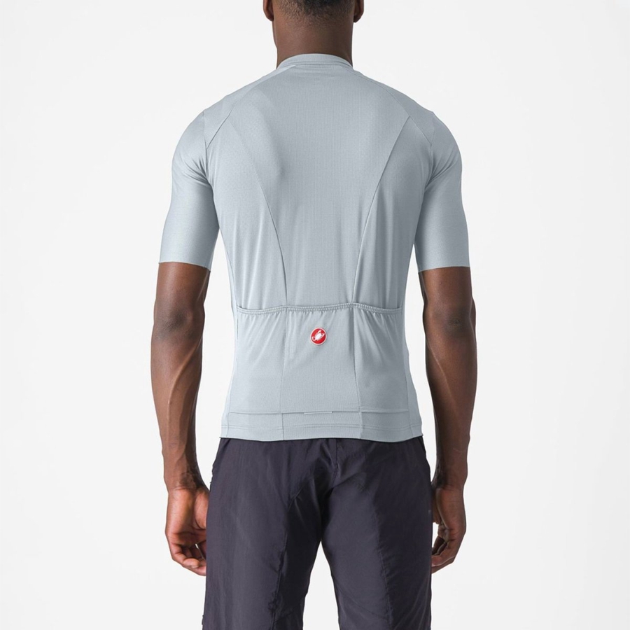 Blue / Grey Men Castelli UNLIMITED ENTRATA 2 Jersey | 917053ZFN