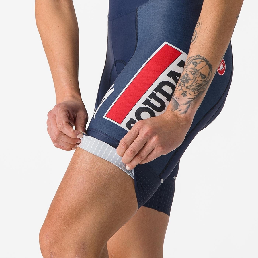 Blue / White Women Castelli COMPETIZIONE W Shorts | 387541INF