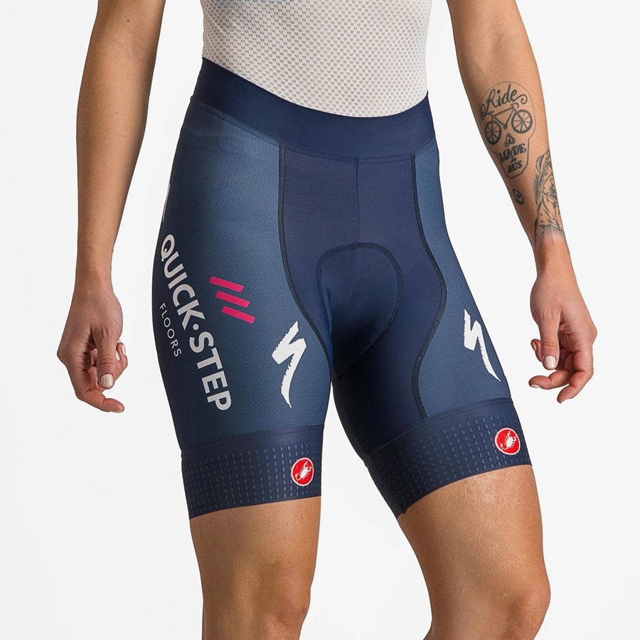 Blue / White Women Castelli COMPETIZIONE W Shorts | 387541INF