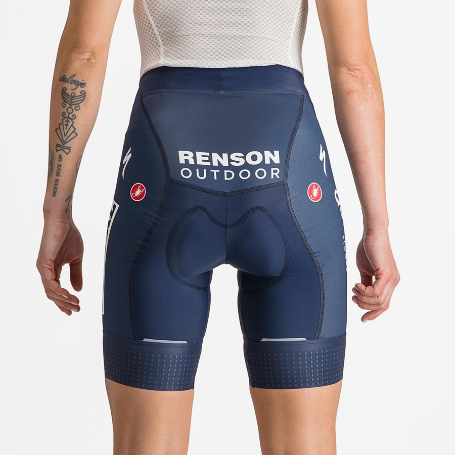 Blue / White Women Castelli COMPETIZIONE W Shorts | 387541INF