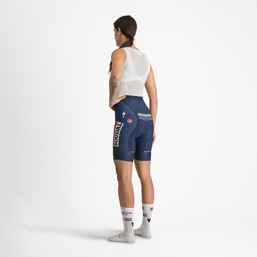 Blue / White Women Castelli COMPETIZIONE W Shorts | 387541INF