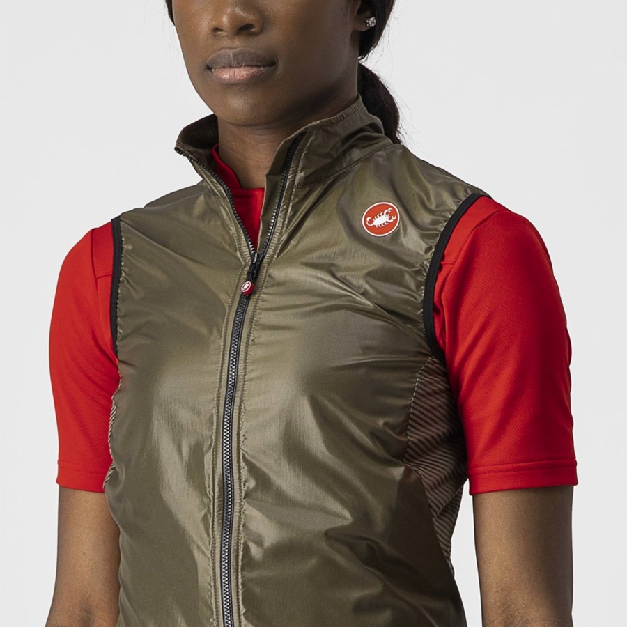 Brown Women Castelli ARIA W Vest | 213658HAI