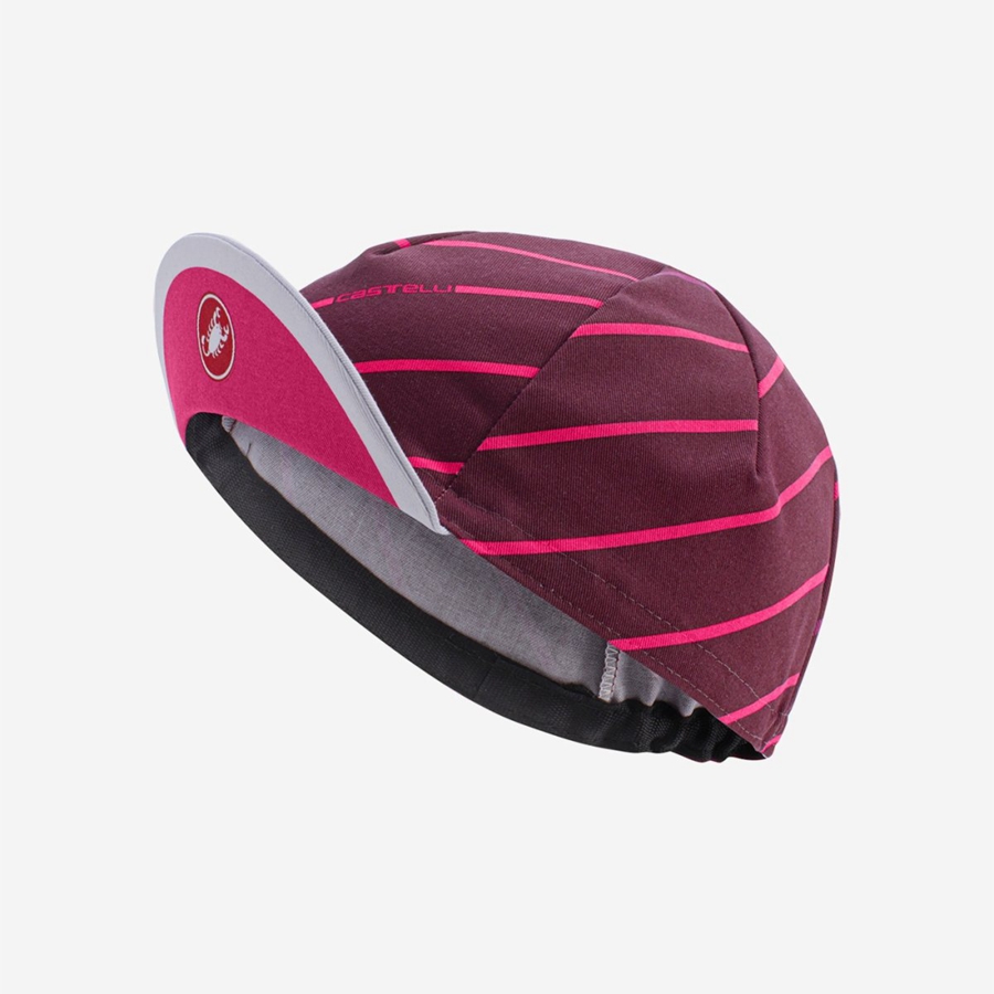 Burgundy Men Castelli SPEED STRADA Cap | 706241VDJ