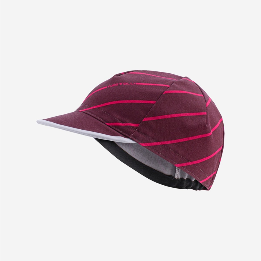 Burgundy Men Castelli SPEED STRADA Cap | 706241VDJ