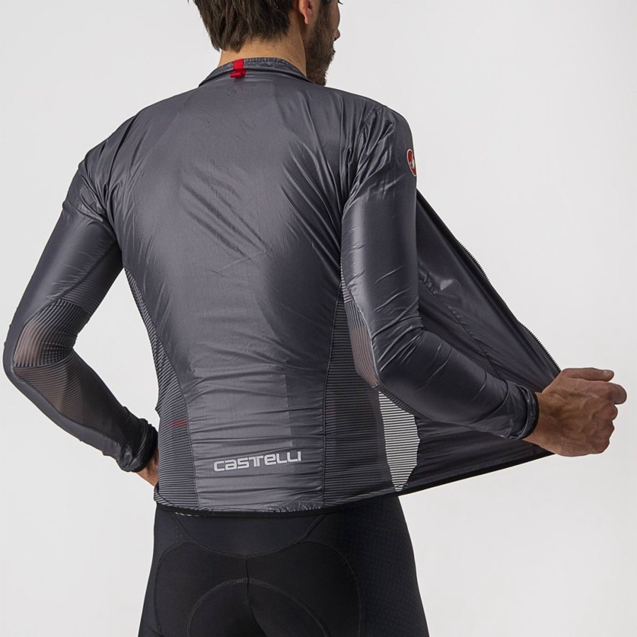 Dark Grey Men Castelli ARIA SHELL Protection | 520913VXY