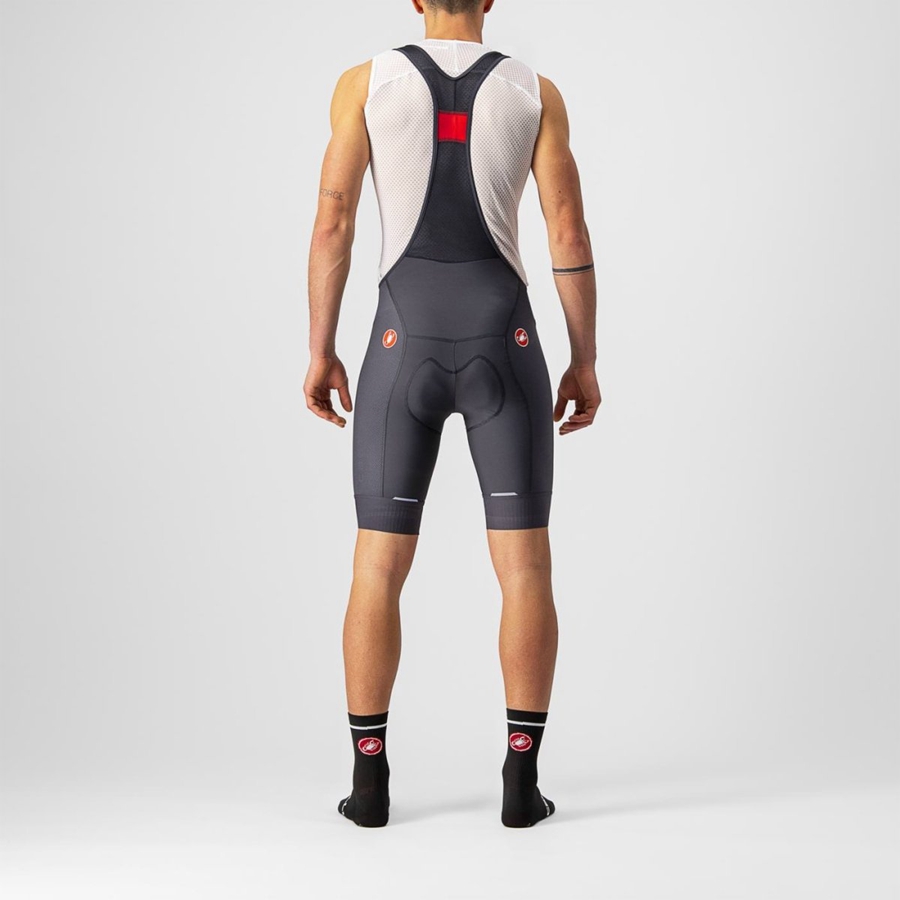 Dark Grey Men Castelli COMPETIZIONE Bib Shorts | 765193KSF