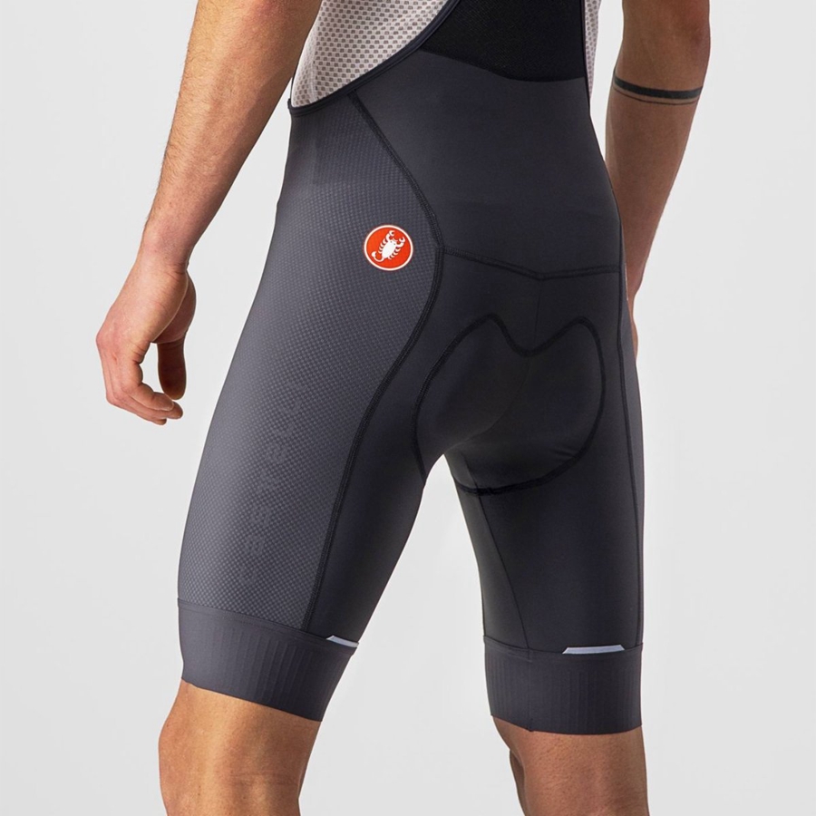 Dark Grey Men Castelli COMPETIZIONE Bib Shorts | 765193KSF