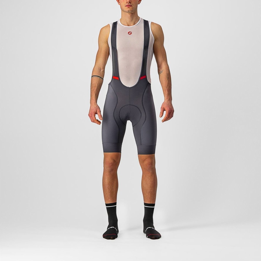 Dark Grey Men Castelli COMPETIZIONE Bib Shorts | 765193KSF