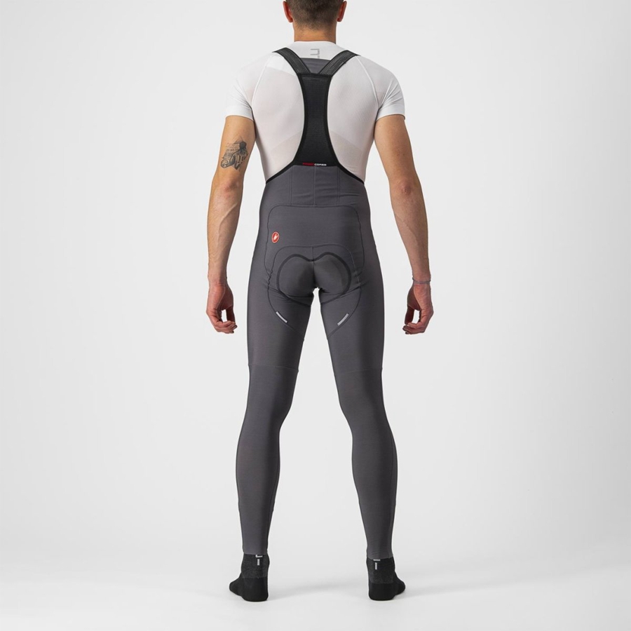 Dark Grey Men Castelli FREE AERO RC Bib Tights | 943082EQI