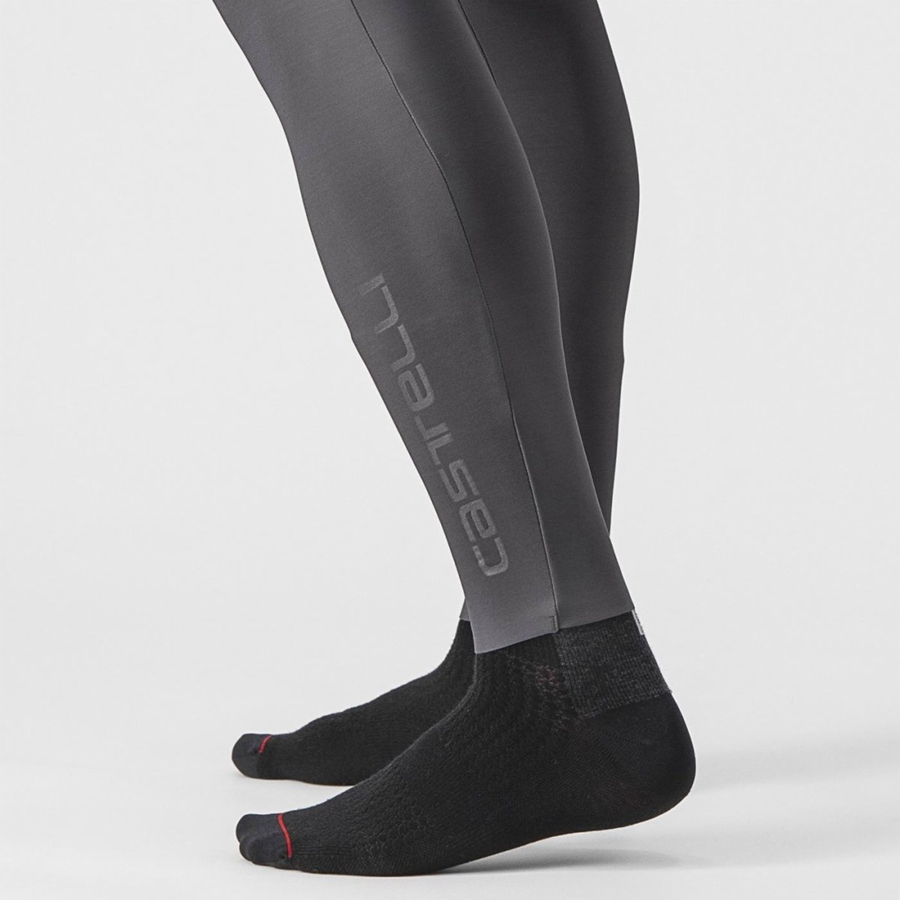 Dark Grey Men Castelli FREE AERO RC Bib Tights | 943082EQI