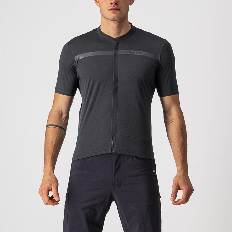 Dark Grey Men Castelli UNLIMITED ALLROAD Jersey | 960732OWD