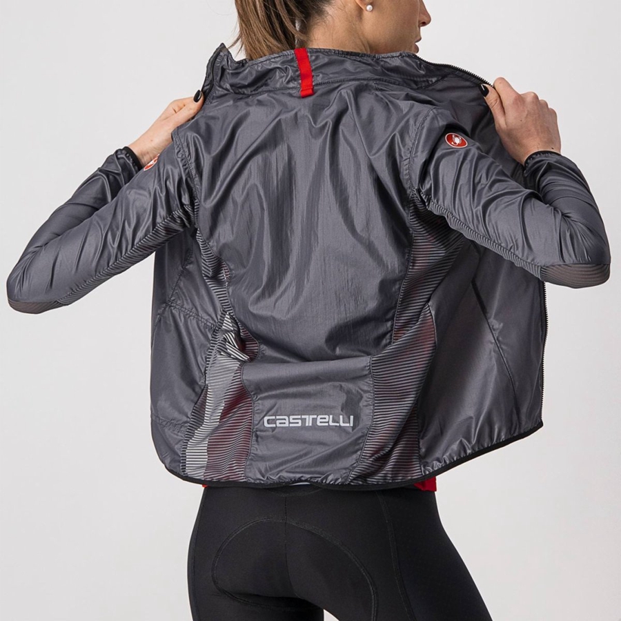 Dark Grey Women Castelli ARIA SHELL W Protection | 071986EUR