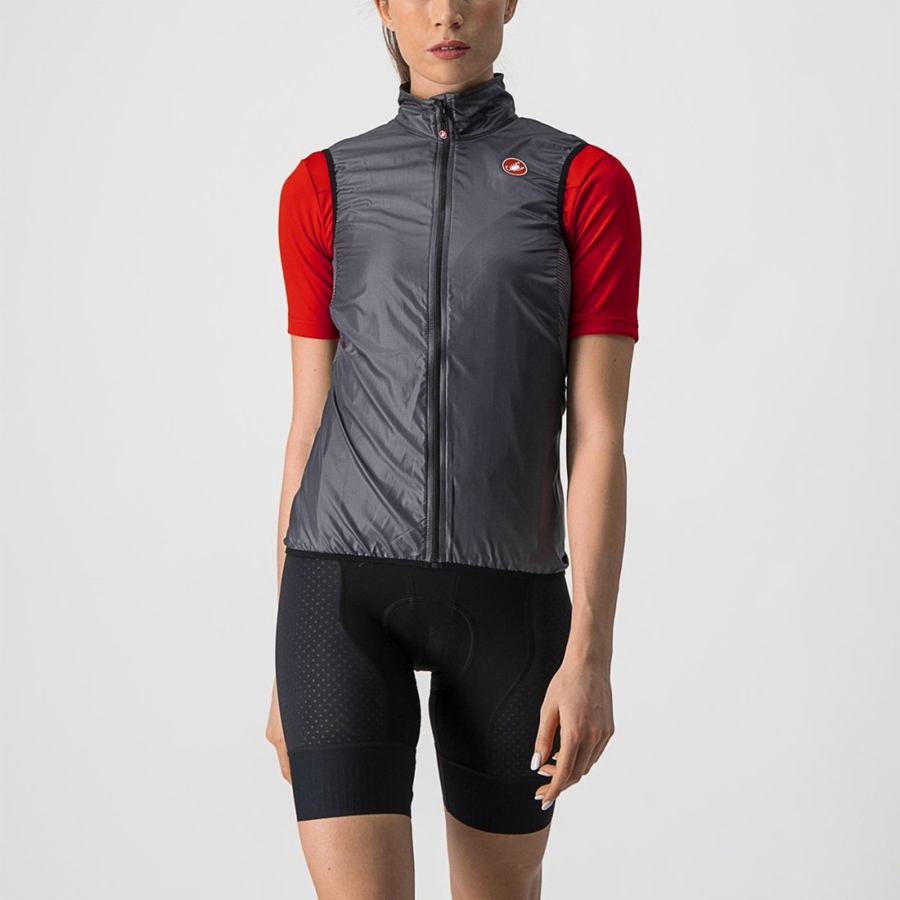 Dark Grey Women Castelli ARIA W Vest | 892634LNS