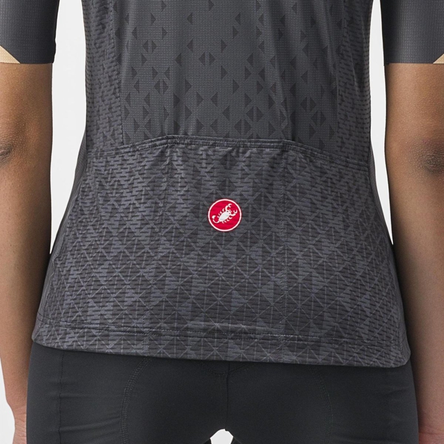 Dark Grey Women Castelli PEZZI Jersey | 954283YJE