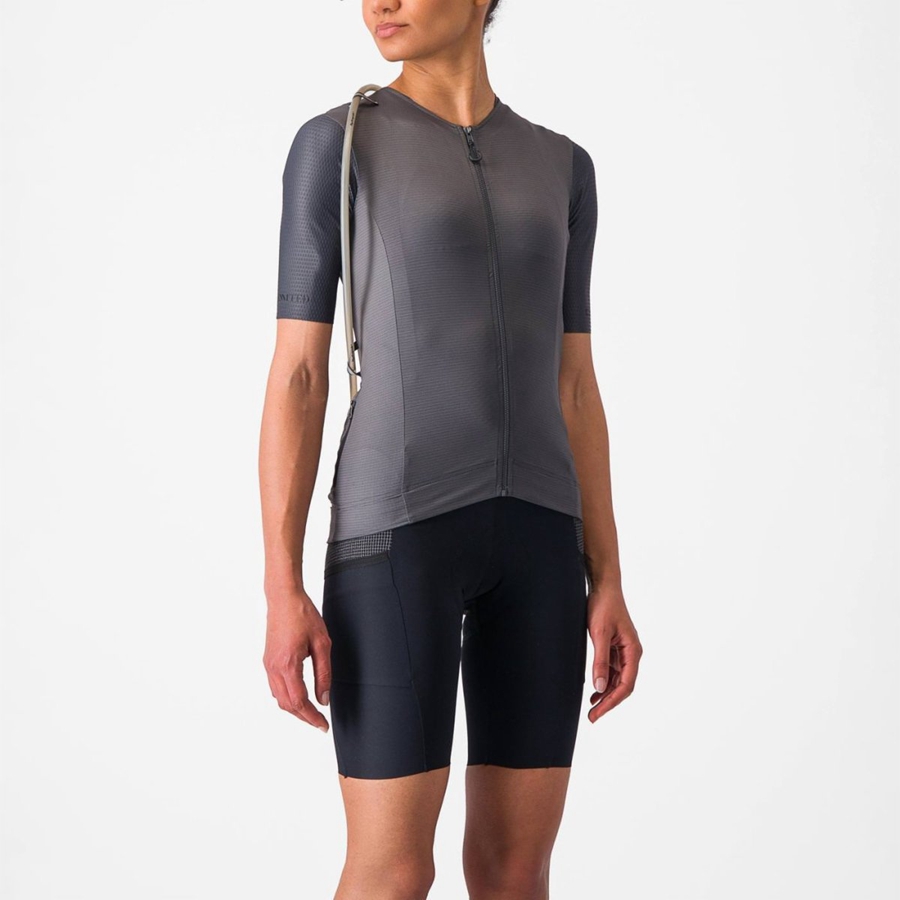 Dark Grey Women Castelli UNLIMITED PRO W Jersey | 134720PFU