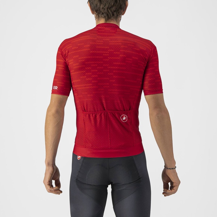 Dark Red Men Castelli INSIDER Jersey | 594208UWY