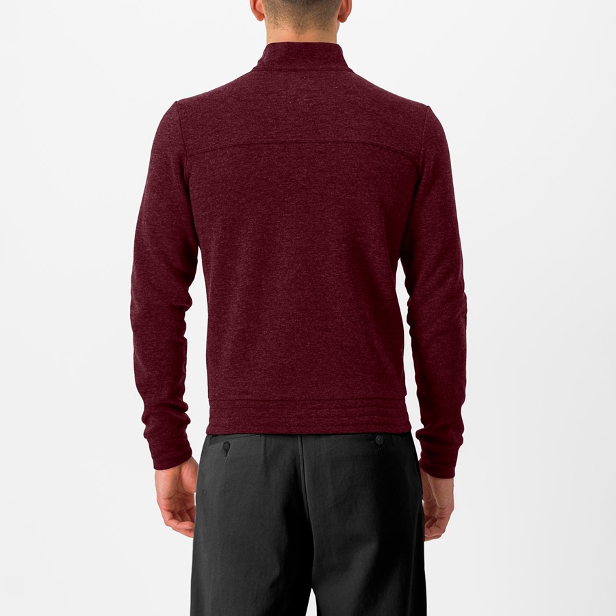 Deep Burgundy Men Castelli VIGORELLI TRACK Casual | 132598OSW