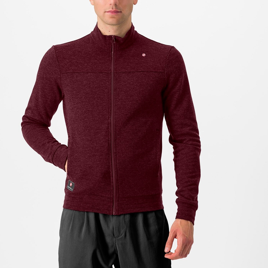 Deep Burgundy Men Castelli VIGORELLI TRACK Casual | 132598OSW