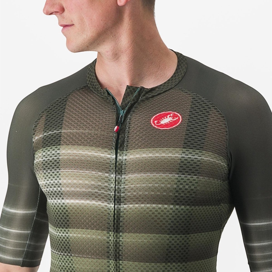 Deep Green Men Castelli CLIMBER'S 3.0 SL2 Jersey | 864312WBO