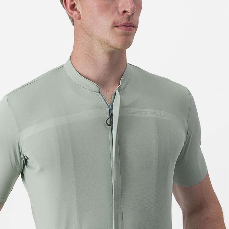 Green Men Castelli UNLIMITED ALLROAD Jersey | 096452VNI